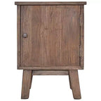 Bedside Cabinet 15.7x11.8x20.9 Solid Teak Wood