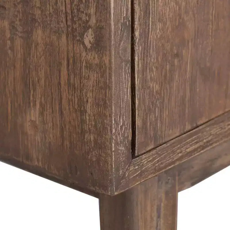 Bedside Cabinet 15.7x11.8x20.9 Solid Teak Wood