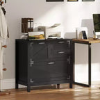 Lateral Filing Cabinet, Farmhouse File Cabinet with 4 Drawers, Fit Letter/A4/Legal Hanging Files