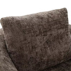 Lounge Chair, Swivel Barrel Sofa Chair with Dual-Layer Cushion, 250lbs Capacity, 36.6 Round Chenille Accent Chair for Living Room, Office