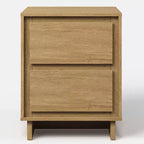2-Drawer Dresser, Modern Wood Dresser with Clean Edge Detailing, Versatile Storage Unit for Bedroom, Living Room, Office, Entryway