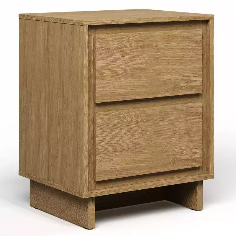 2-Drawer Dresser, Modern Wood Dresser with Clean Edge Detailing, Versatile Storage Unit for Bedroom, Living Room, Office, Entryway