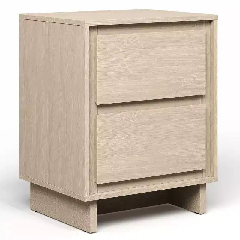 2-Drawer Dresser, Modern Wood Dresser with Clean Edge Detailing, Versatile Storage Unit for Bedroom, Living Room, Office, Entryway
