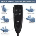 Beige Chenille Heat Massage Dual Motor Infinite Position Up to 350 LBS Large Electric Power Lift Recliners with Hidden Cup Holders