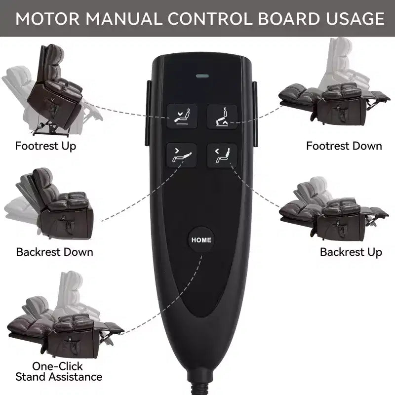 Beige Chenille Heat Massage Dual Motor Infinite Position Up to 350 LBS Large Electric Power Lift Recliners with Hidden Cup Holders