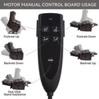 Beige Chenille Heat Massage Dual Motor Infinite Position Up to 350 LBS Large Electric Power Lift Recliners with Hidden Cup Holders