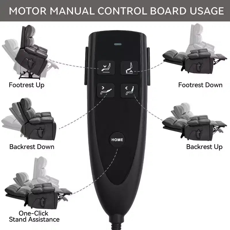 Beige Chenille Heat Massage Dual Motor Infinite Position Up to 350 LBS Large Electric Power Lift Recliners with Hidden Cup Holders