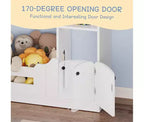 Kids Bookshelf, Toy Storage Organizer, Wooden Toddler Bookcase w/Motion Sensor Light for Kids, Dollhouse Bookshelf for Playroom Bedroom