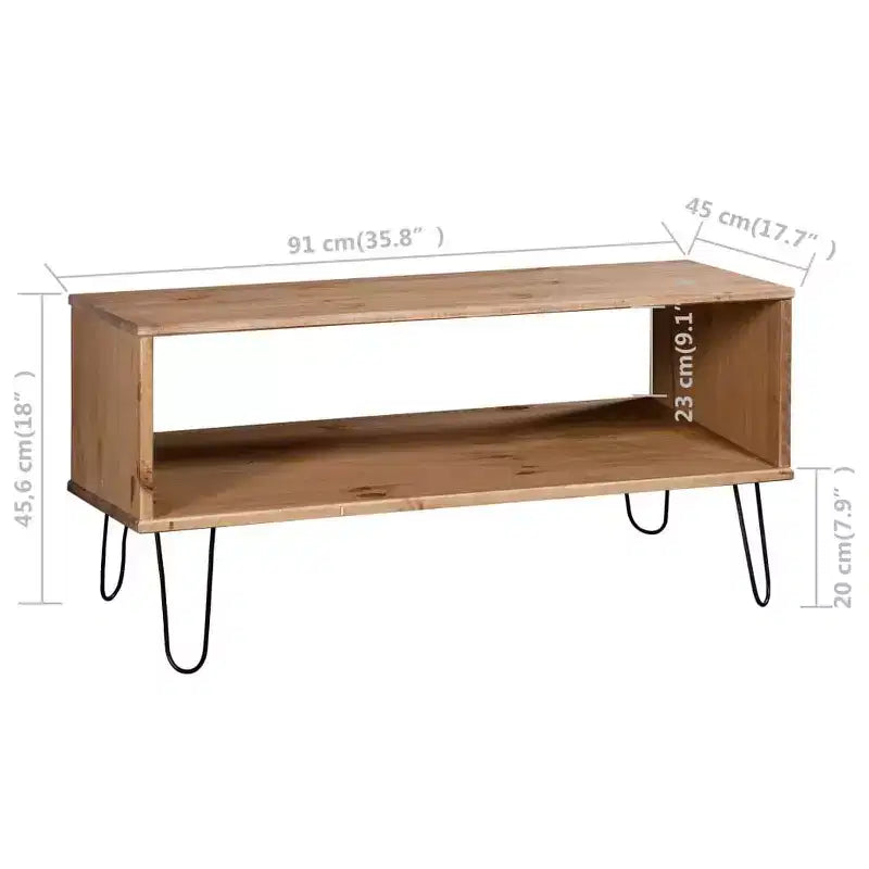 Coffee Table End Table Accent Sofa Table Solid Wood Pine