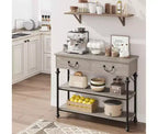 Small Entryway Console Table with 3 Drawers, Narrow Sofa Table with Storage Shelves for Living Room, Hallway, Bedroom