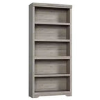 5-Tier Farmhouse Bookshelf, 69 Tall Bookcase with Adjustable Shelves & Anti-Slip Design, Open Storage Rack for Home Office, Living Room