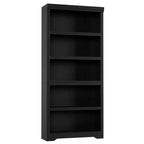5-Tier Farmhouse Bookshelf, 69 Tall Bookcase with Adjustable Shelves & Anti-Slip Design, Open Storage Rack for Home Office, Living Room