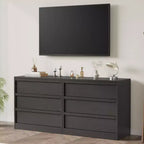 30 3-Drawer Tall Nightstand - Modern Bedside Table & End Table with Large Storage and Anti-Tip Kit for Bedroom & Living Room